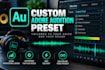 create custom adobe audition podcast or voice preset for you
