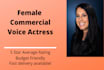 record a voice over for your commercial