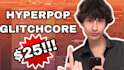 do a fire glitchcore hyperpop type beat for you