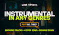 remake your song into an instrumental backing track
