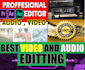 do professional audio and video editing with sound effects