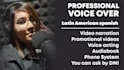 record neutral spanish professional voice over