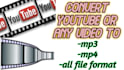 convert youtube or any video to mp3 mp4 all file format
