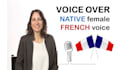 record any audio with a native french female voice