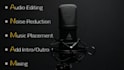 edit, mix master your audio and podcast