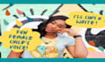 sing your song and nursery rhyme in a female child kid voice