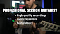 be your professional session guitar player