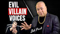 record a male evil villain character voice over