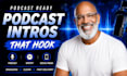record a podcast intro voice over with a deep male voice