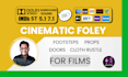 perform professional foley for films, narrative projects