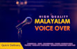 do hight quality malayalam voiceover