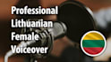 do lithuanian professional female voice over
