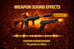 create custom weapon sound effects for games, videos