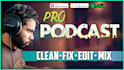 fix, clean, enhance, convert, edit and mix your audio file