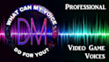 record a game narration or voice a game character