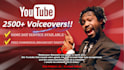 be your youtube, energetic urban, southern, american voiceover artist
