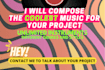 compose and record music for your project