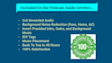 professionally edit your podcast audio