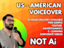 be your american male voiceover artist