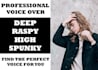 record a professional deep to high voice over
