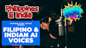 record professional filipino or indian ai voice over