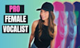 provide your professional female vocals