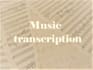 transcribe your music to score, tab or midi