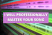 professionally master your track in 24hrs