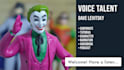 record a joker villain voiceover for you