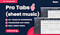 transcribe your songs into a drum tab