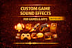 design custom sound effects and game audio for apps and games