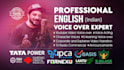do professional  indian english voice over for you