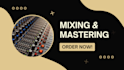 clean, mix and master your song for spotify