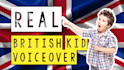 record a real cute british kid boy voiceover