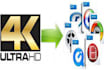 convert video 3d,4k,fullhd etc and  3d audio