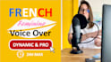 record a french feminine voice over