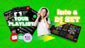 turn spotify or youtube playlists into a dj mix