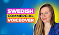 record a human professional swedish female voiceover