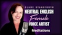 be your calm female voice for meditations and affirmations