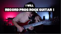 record professional electric guitar prog rock for you