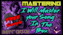 professionally master your song