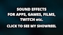 make magic sounds for game, mobile game, sfx