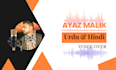do professional hindi and urdu voice over in 24hrs