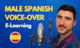 be your spanish male elearning training voice over narrator