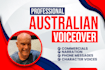 record a conversational australian male voice over