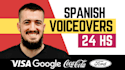 record a pro spanish voice over in 24 hs