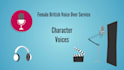 record various character voices
