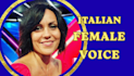 record a professional italian female voiceover in 24h