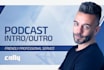 create a professional podcast intro and outro