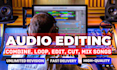 edit, cut, mix or remix songs for your performance